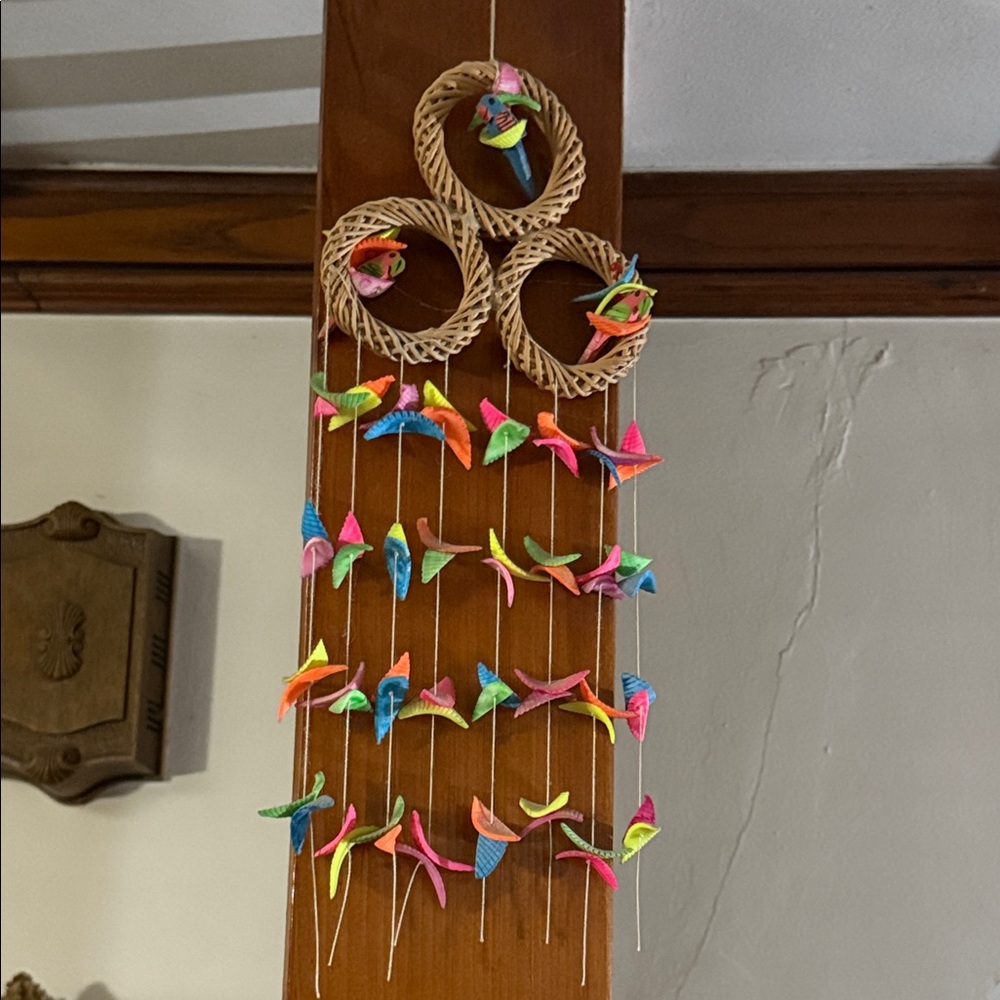 Colorful Hanging Origami Mobile